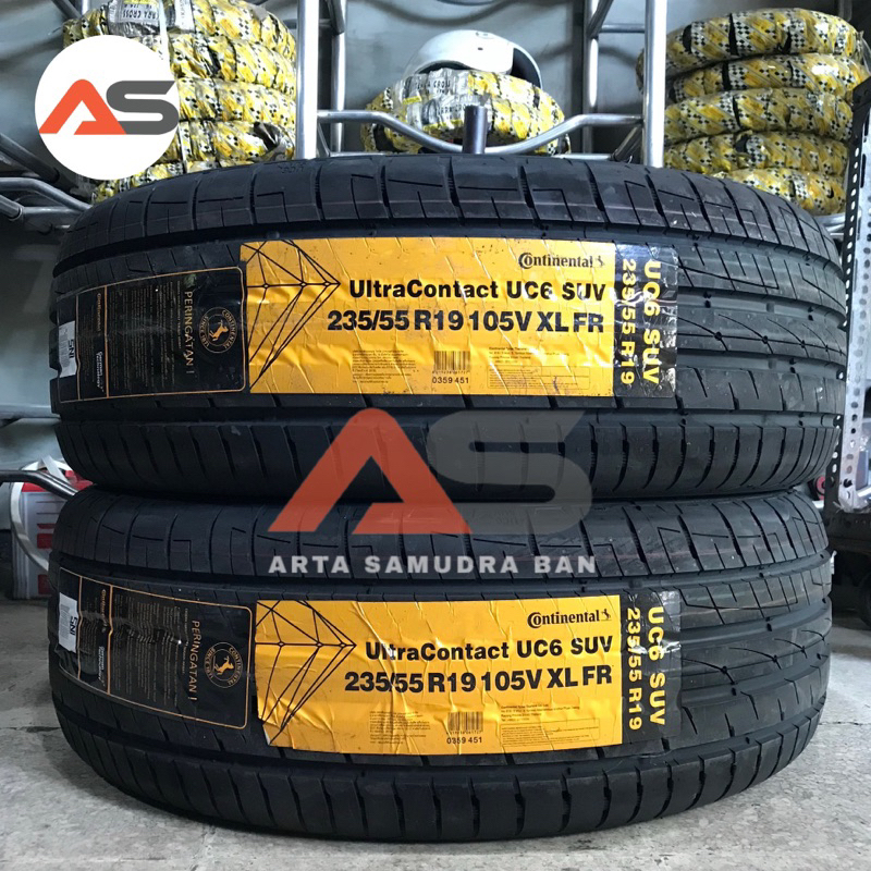 Ban Continental Ultra Contact UC6 SUV 235 / 55 R 19 R19