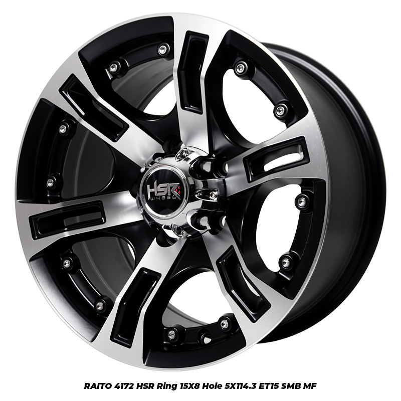 velg mobil terios rush inova ring 15 raito hsr - bukan enkei - velg offrad