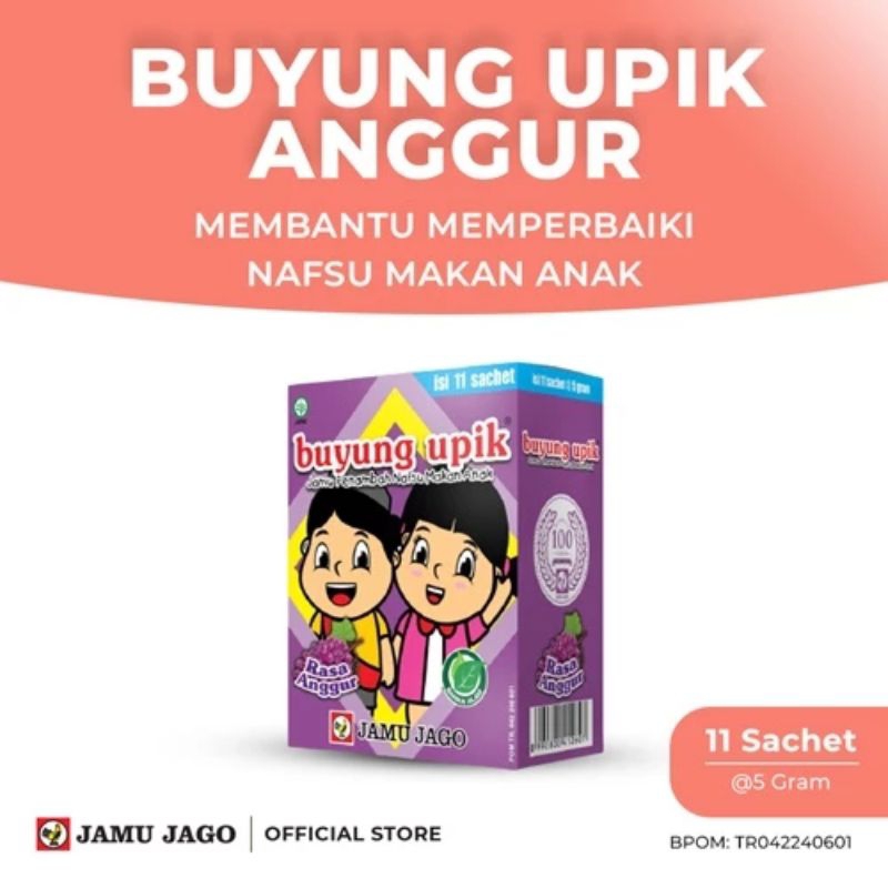 

buyung upik anggur 11 shaset jamu jago