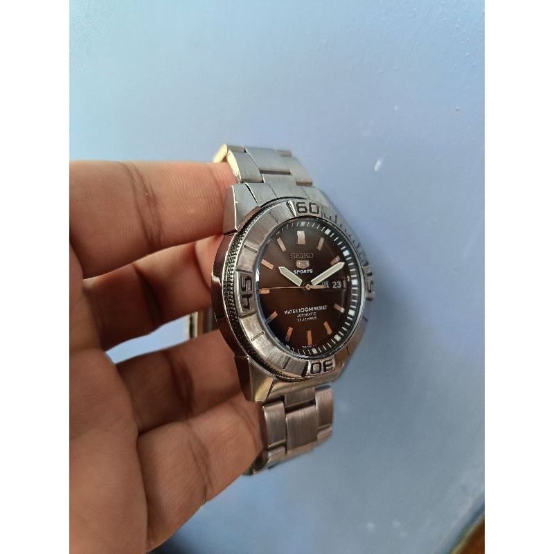 Seiko 5 sports automatic jam tangan preloved