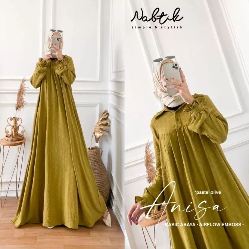 [fashion muslim]Gamis arisa//gamis murah//gamis kringkel//gamis cringkel//pakaian perempuan//gamis d