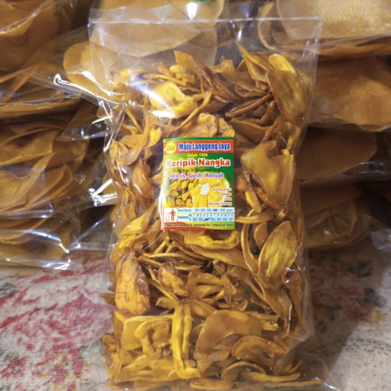 

Keripik Nangka keripik buah keripik manis gurih enak keripik nangka goreng 500gr