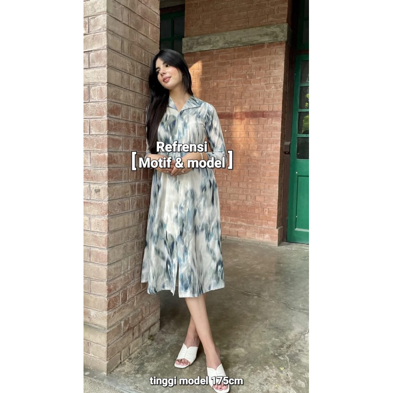 HM TUNIC SATIN TIE DYE