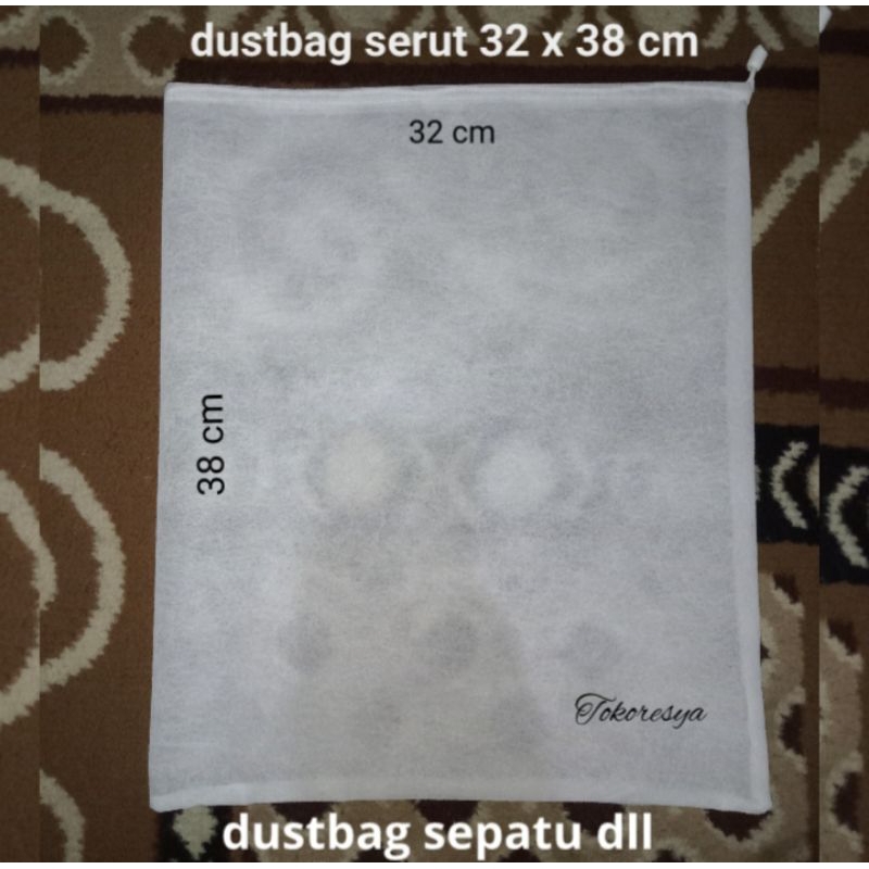 DUSTBAG TALI SERUT/DUSTBAG SEPATU/DUSTBAG/POUCH ORGANIZER /TAS SERUT