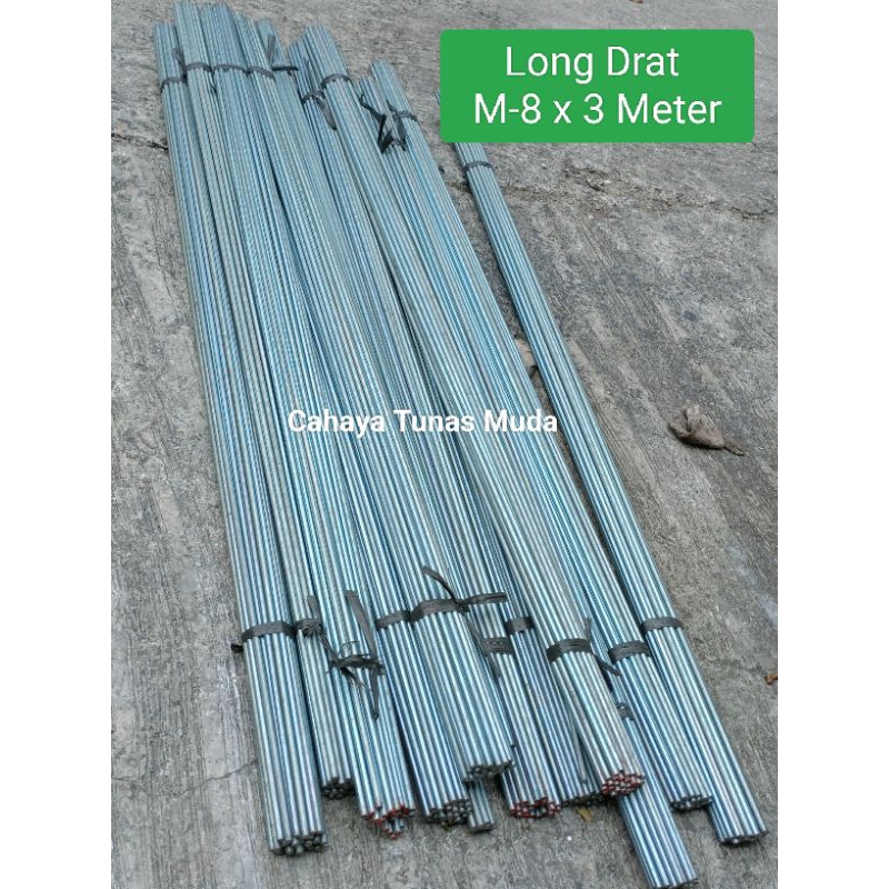 Long Drat M-8 x 3 Meter / As Drat M8x3m