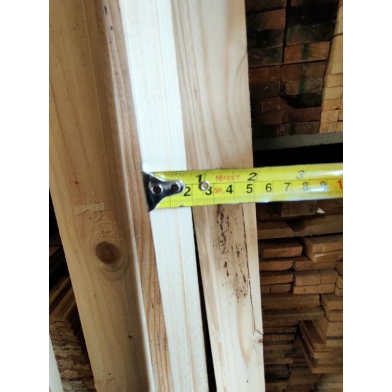 Kayu Jati Belanda ukuran 2cm x 6cm x 200cm