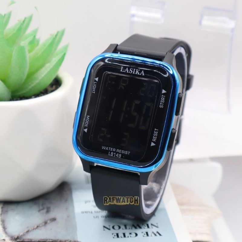 NEW MODEL SEGI,, JAM TANGAN UNISEX CEWE/COWO SD/SMP/REMAJA LASIKA 8149