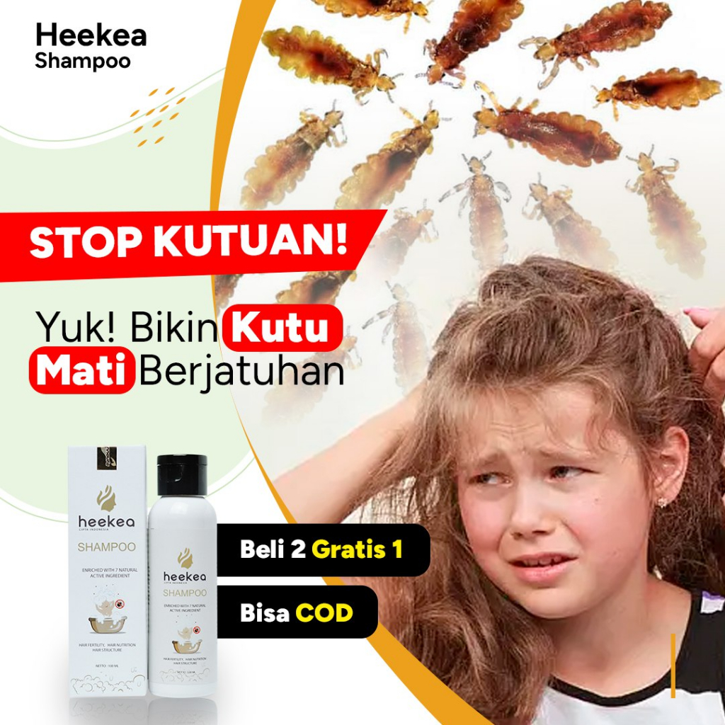 AMPUH Shampoo Kutu Anak BPOM - Shampoo Anti Kutu Herbal Alami - Shampo Kutu Rambut Ampuh dan Telur K