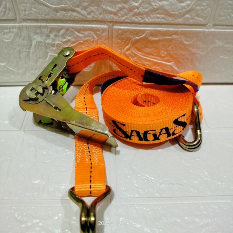 treck belt 6 meter 1inch, tali pengikat , sabuk pengaman,track belt