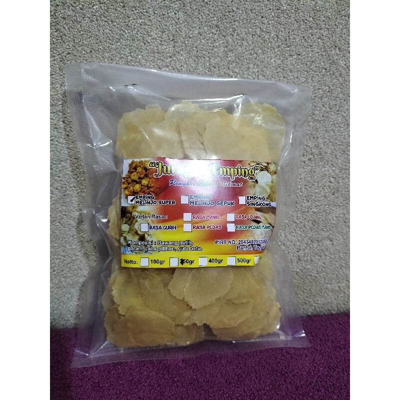 

emping melinjo tester