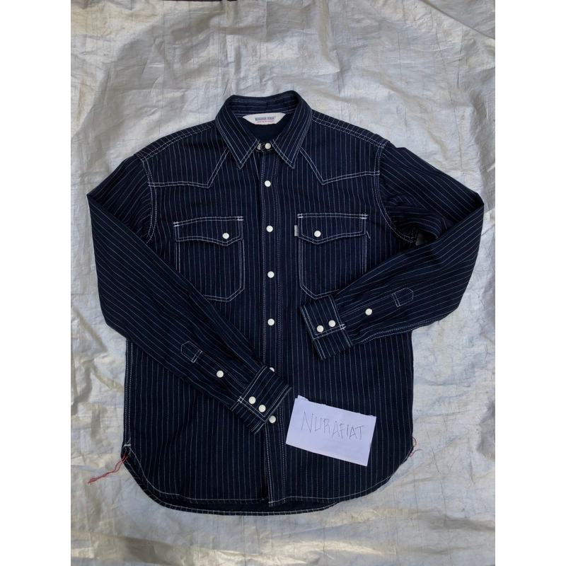 kemeja wabash Wingman denim
