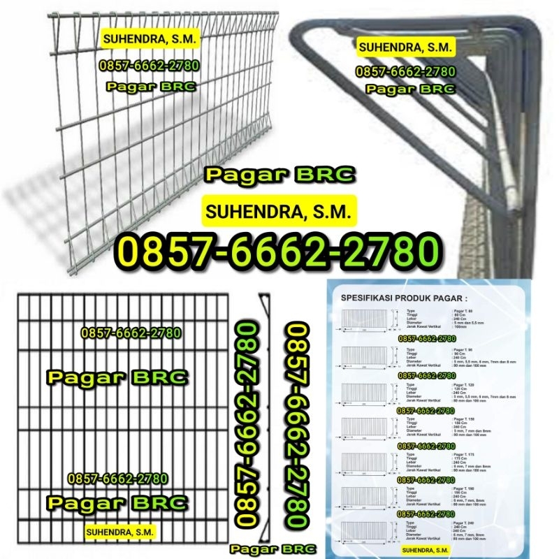 Pagar BRC EP Uk 90cm×240×6mm Per Lbr