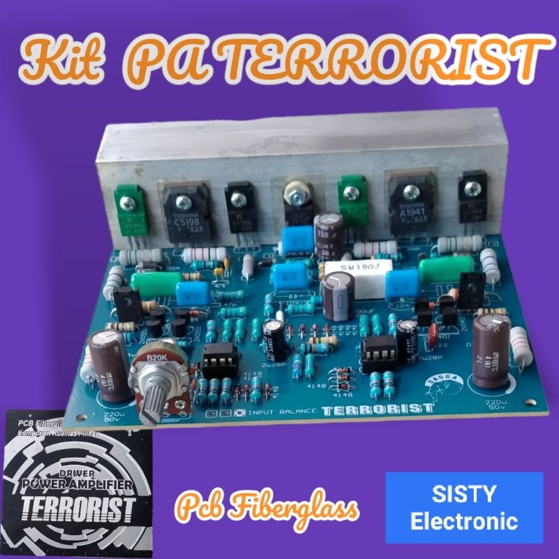 kit Driver Power Amplifer SAGGA produck Pcb Fiberglass