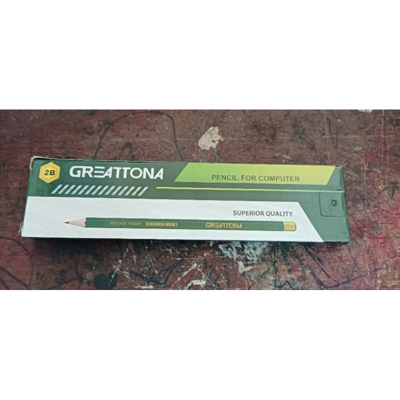 

Pensil 2B Greattona 1 pak isi 12psc