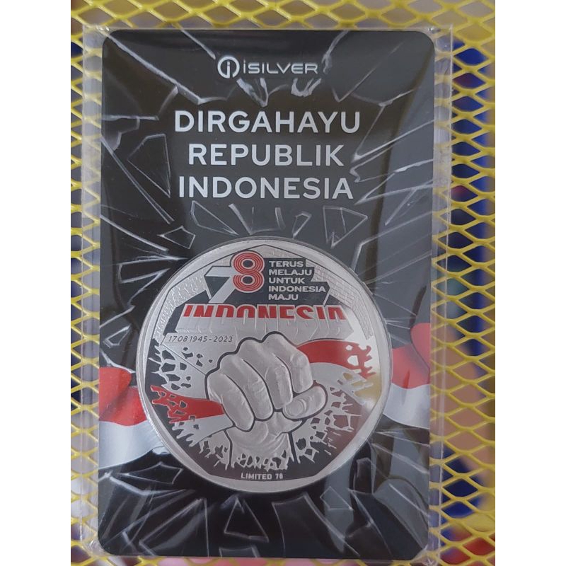 Isilver 1 Oz HUT Kemerdekaan Republik Indonesia ke 78 HUT 78