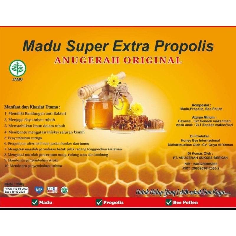 

MADU SUPER EXTRA PROPOLIS