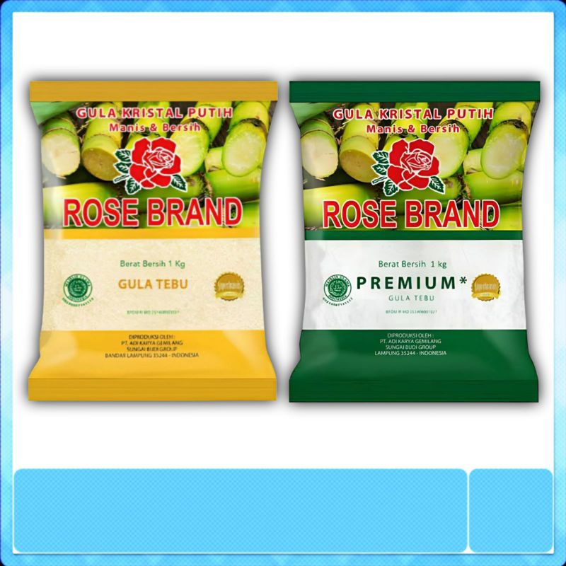 

Gula Rose Brand - Gula Pasir - Gula Putih - Gula Tebu - Kuning/Hijau - 1 kg