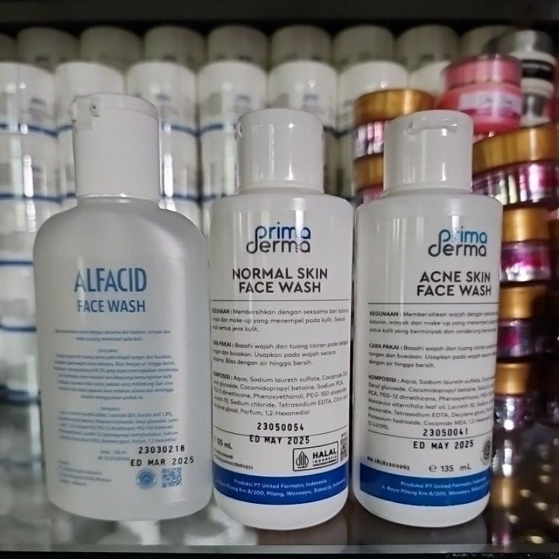 [TERLARIS] PRIMADERMA FACE WASH || SABUN MUKA PRIMADERMA || BPOM