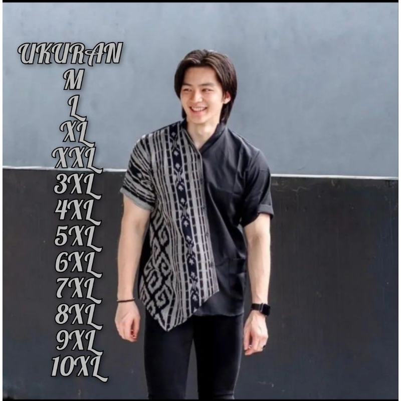 Baju koko pakistan pria dewasa Baju koko dewasa jumbo lengan pendek Kurta pakistan jumbo