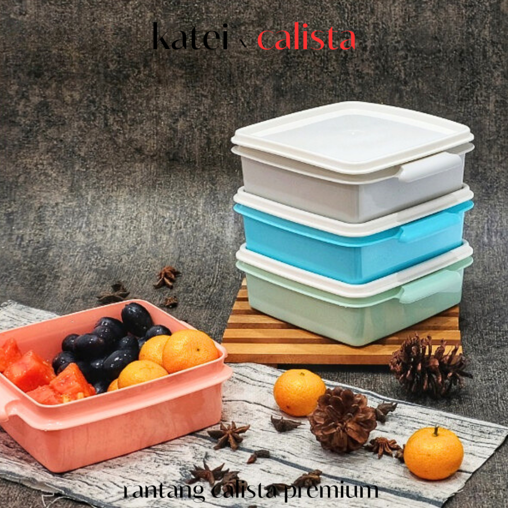 [ CALISTA ] LUNCH BOX RANTANG CALISTA GALAXY PREMIUM SET ISI 4PCS