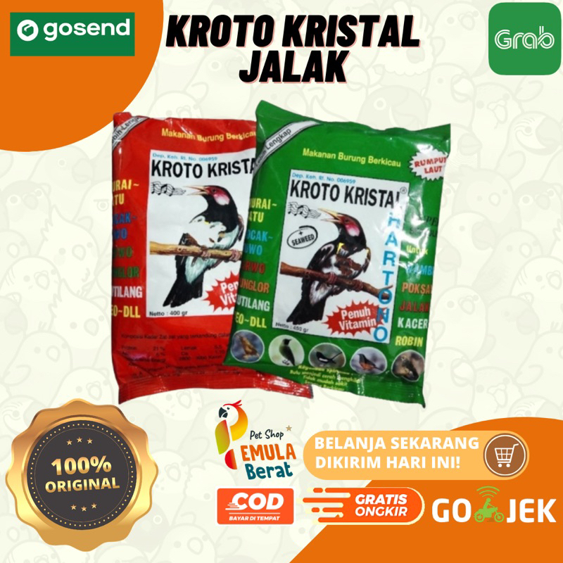 Kroto Kristal jalak voer kroto kristal