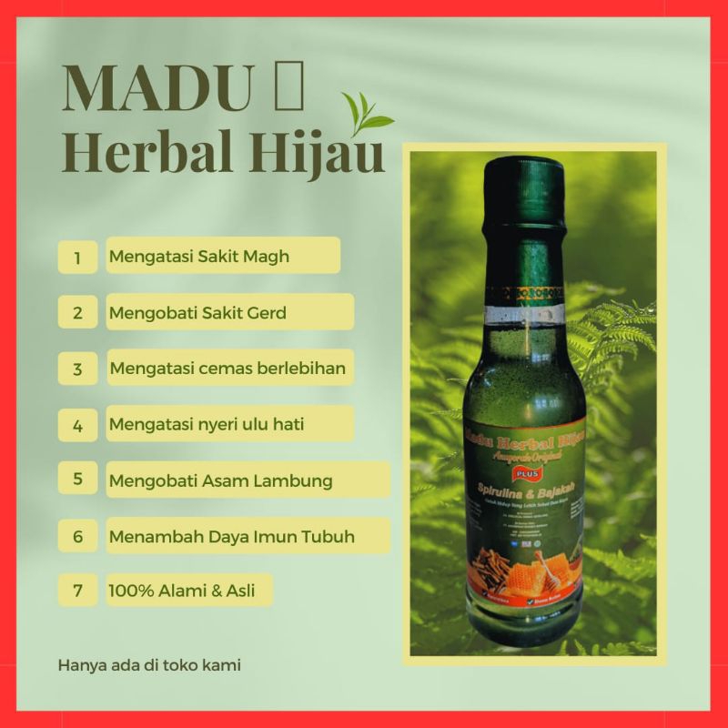 madu hijau berkhasiat
