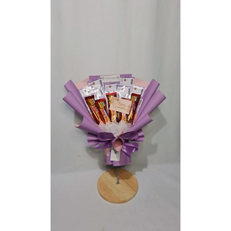 

Buket Uang Snack / Bouquet Money Snack/ Buket Murah/ Buket Jakarta/ Seserahan