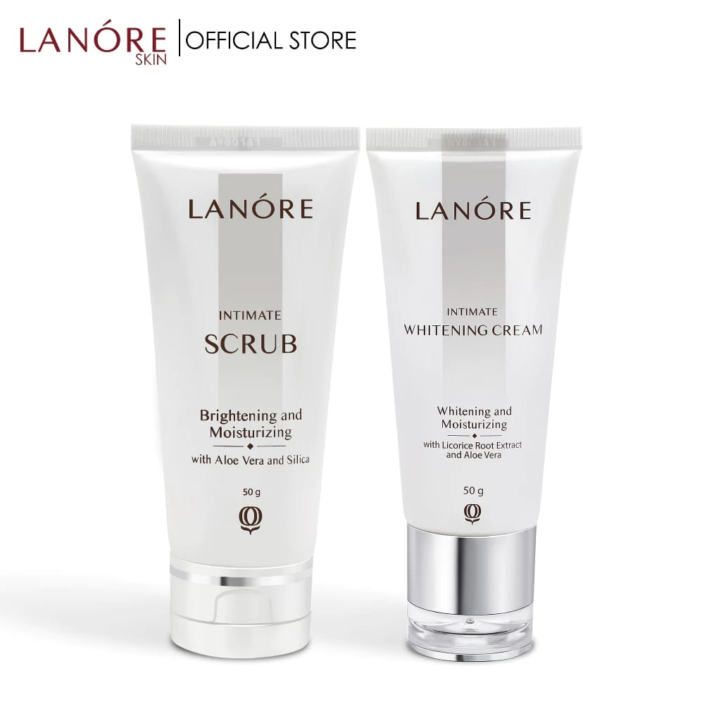 Lanore Intimate Whitening Scrub & Lanore Intimate Whitening Cream