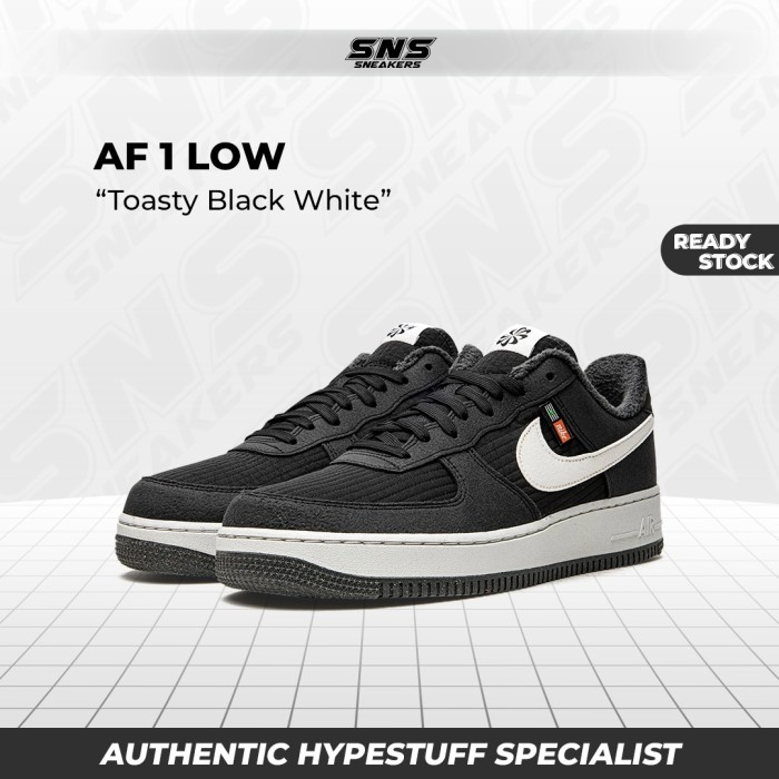 Nike Air Force 1 AF 1 Low Toasty Black White 100% Original Authentic