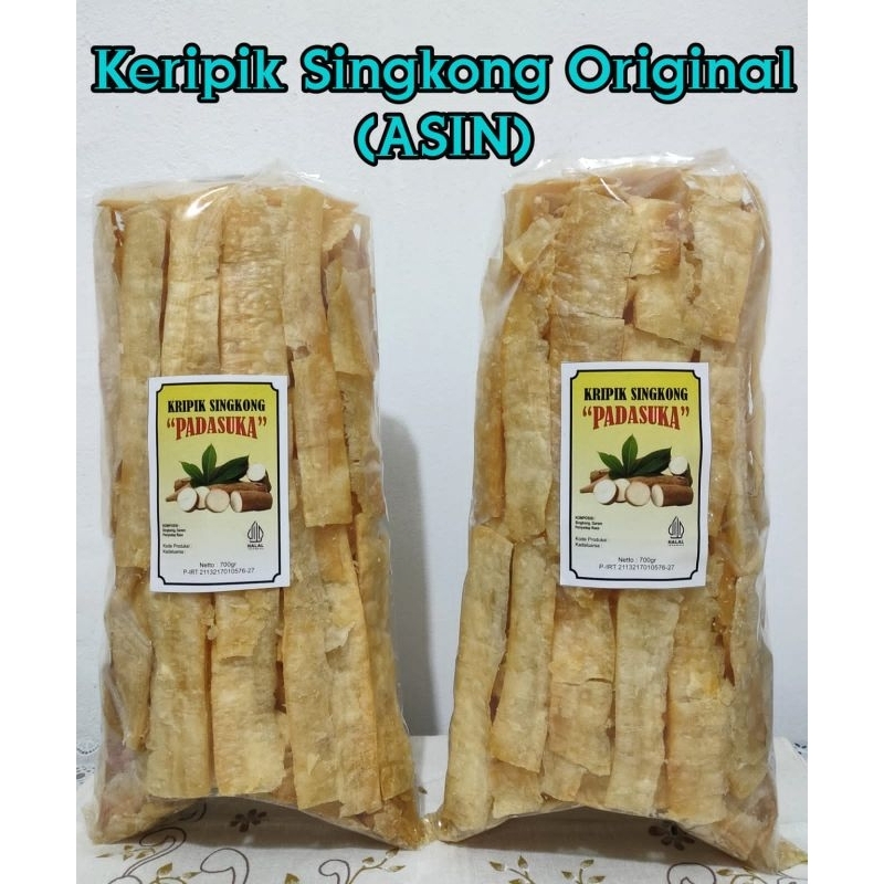 

Keripik Singkong Padasuka Original/Asin (700gr)