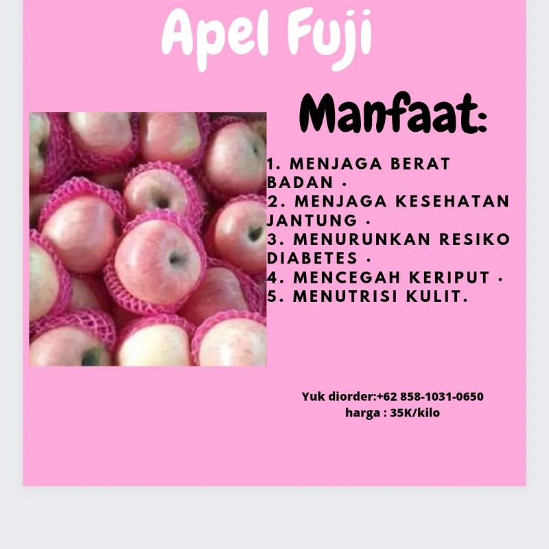 

Apel Fuji Manis dan Super