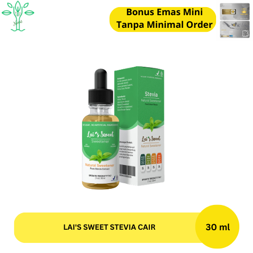 

Lai's Sweet 30 ml Stevia Cair Rasa Original