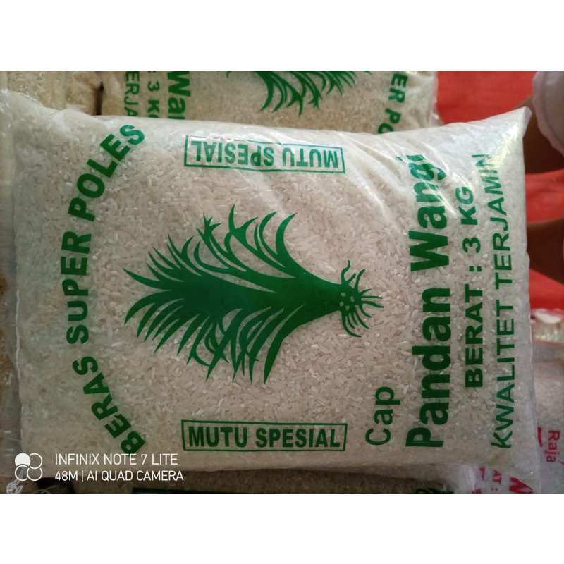 

beras 3kg pandan wangi