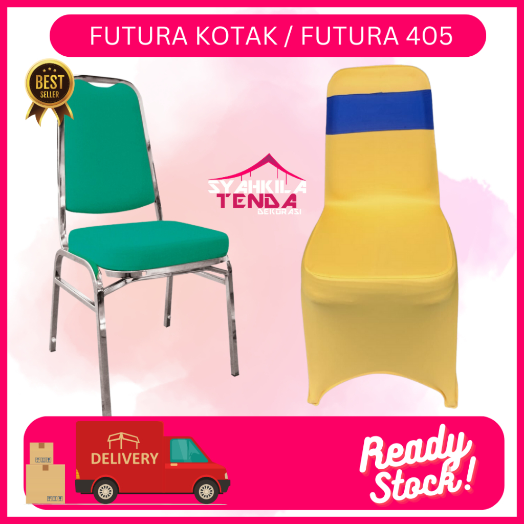 SARUNG KURSI FUTURA KETAT/SARUNG KURSI FUTURA PRES/SARUNG KURSI FUTURA + (PAKAI PITA)