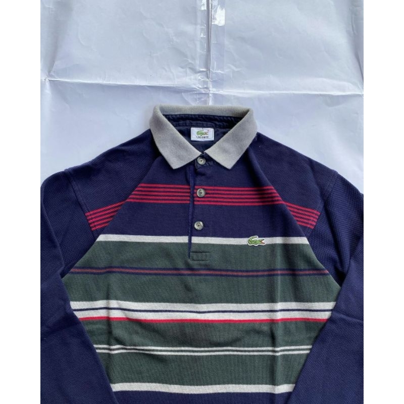 Polo Tshirt Lacoste Lengan Panjang