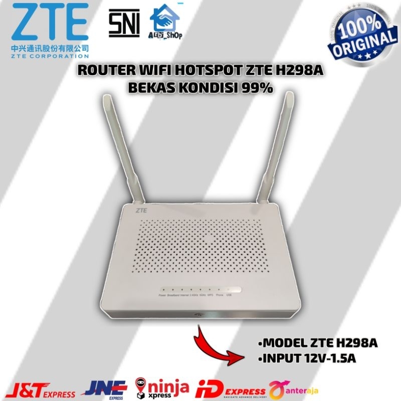 Router Wifi ZTE ZXHN H298A Modem Wifi Zte H298A 4Lan