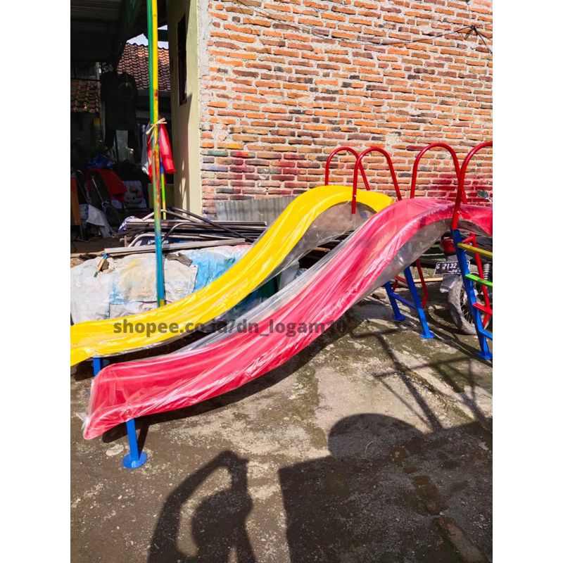 Perosotan anak prosotan fiber Premium 2,5m fullset tangga/mainan anak murah