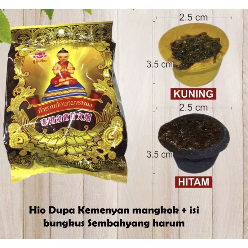 Kemenyan Mangkok Madu Isi Asli Thailand Cap Anak Mas