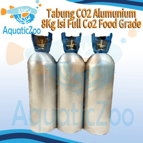 Promo Tabung CO2 aluminium 8kg full isi Aquascape CO2 supplies 8 Kg Co 2 Limited