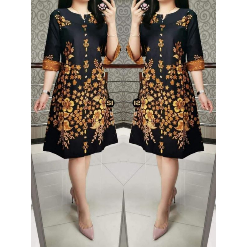 Dress Batik Wanita Modern New DresJumbo