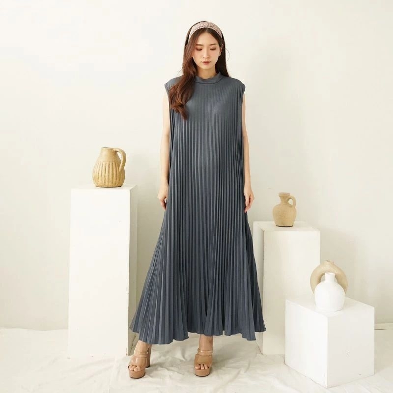 Gamis Plisket - Gamis Plisket Hyget Premium - Dress Plisket