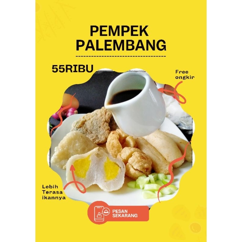 Pempek palembang frozen paket campur isi 20 empek2  Palembang Murah empek-empek ikan asli Palembang