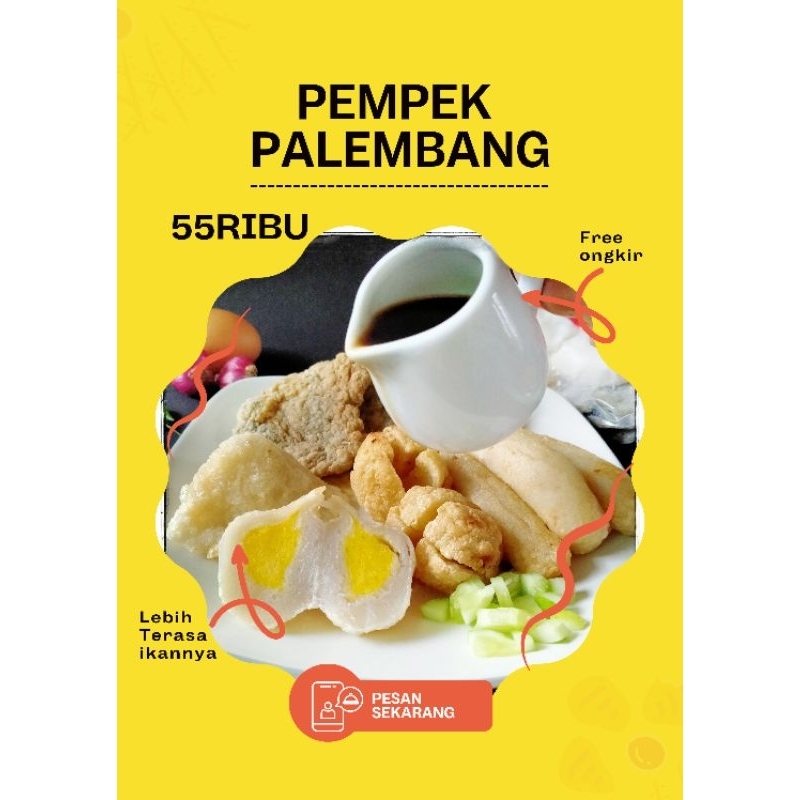 

Pempek palembang frozen paket campur isi 20 empek2 Palembang Murah empek-empek ikan asli Palembang