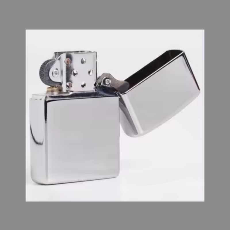korek gas Zippo originall silver polos