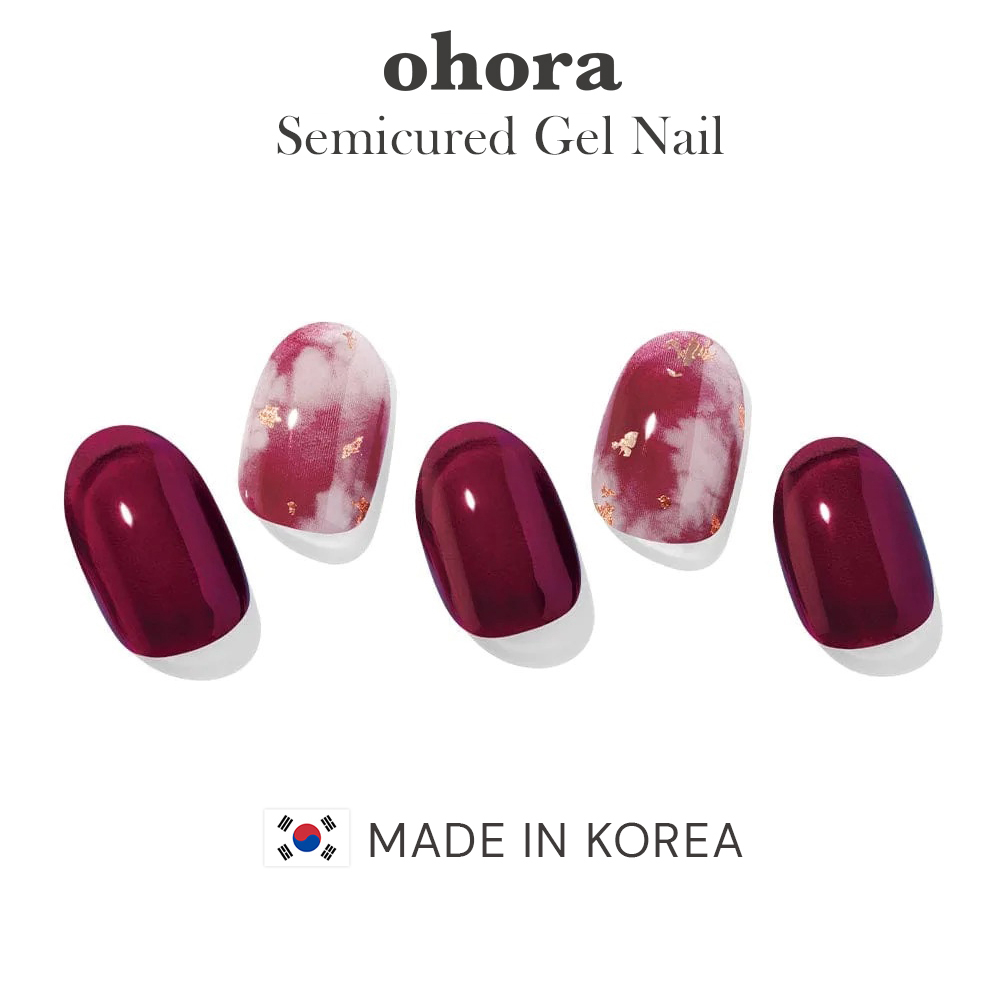 Ohora Mulberry - Semicured Gel Nail Art