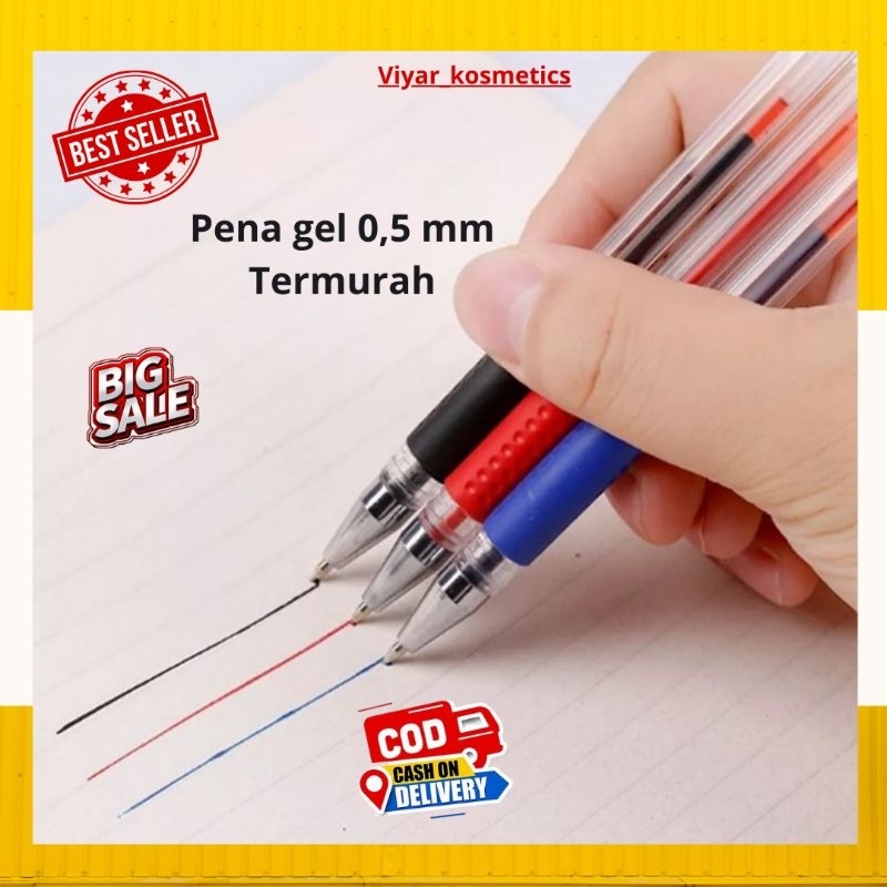 

TERMURAH Pulpen Gel / Pena Gel Sekolah 0,5 mm