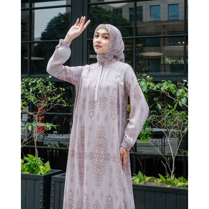 Ameena set/gamis motif set/gamis viral/gamis set hijab/gamis trend set hijab