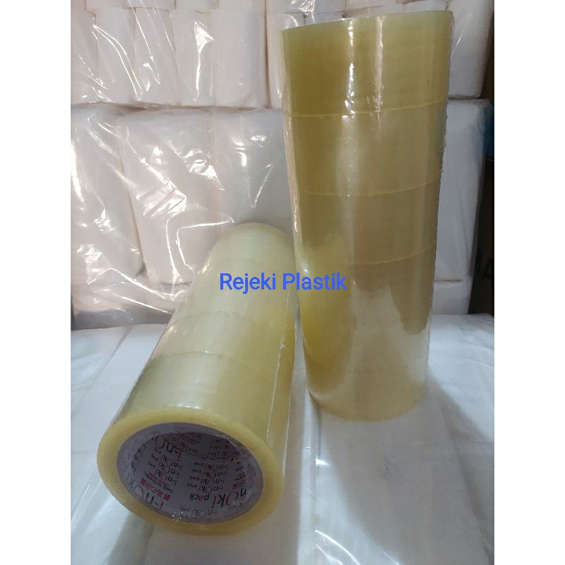 

Lakban bening 2in 45mm x 90y kualitas super bagus