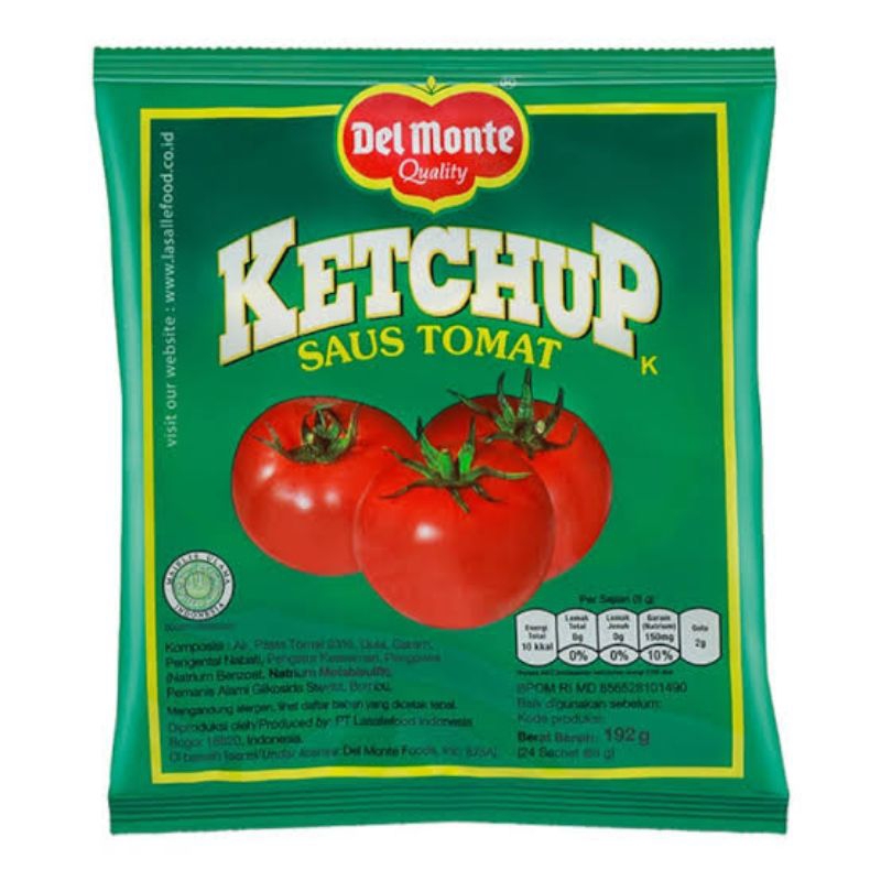 

Del Monte Saus Tomat Sachet isi 24