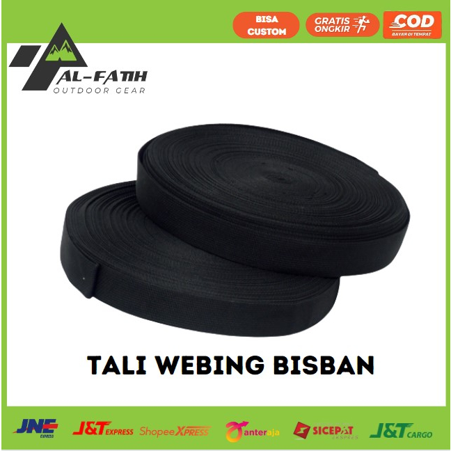 BISBAN TALI WEBING MURAH HARGA PER ROLL
